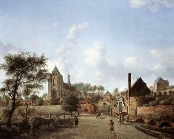 unknow artist European city landscape, street landsacpe, construction, frontstore, building and architecture. 158 oil painting picture